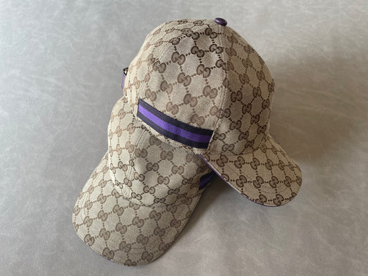 GG Canvas Purple Line Vintage - Hat